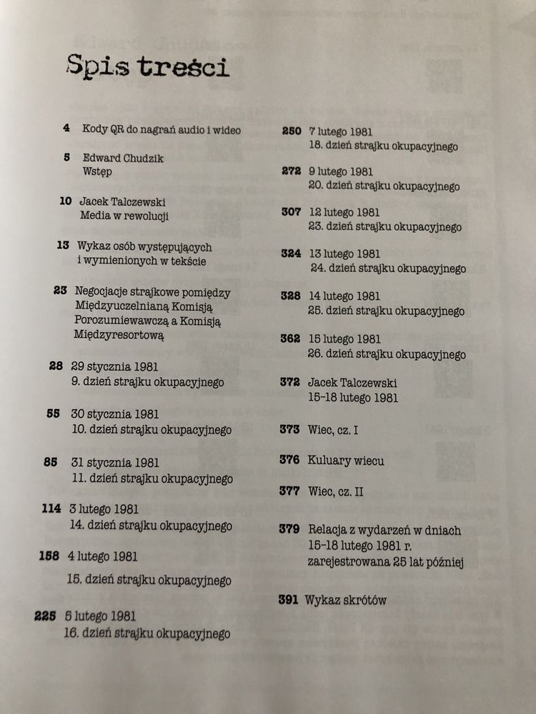 Zapis negocjacji studentów, Stenogramy 81, opr. Jacek Tałczewski
