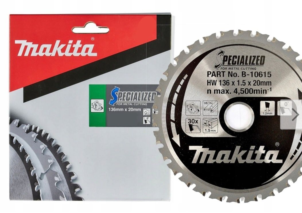 Makita Tarcza DO CIĘCIA Metalu 136x1,5x20 mm A/P48
