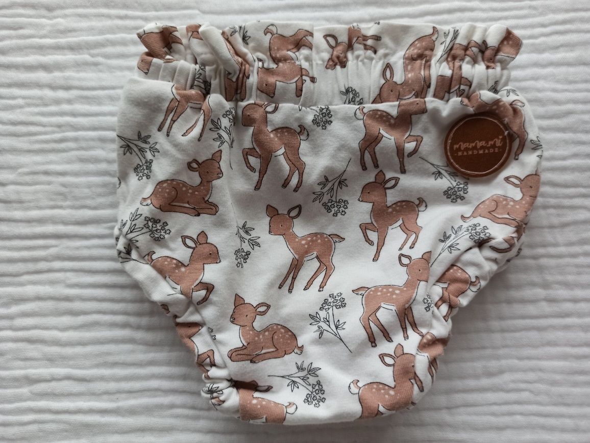Bloomersy spodenki handmade koronka kokardka sesja noworodkowa