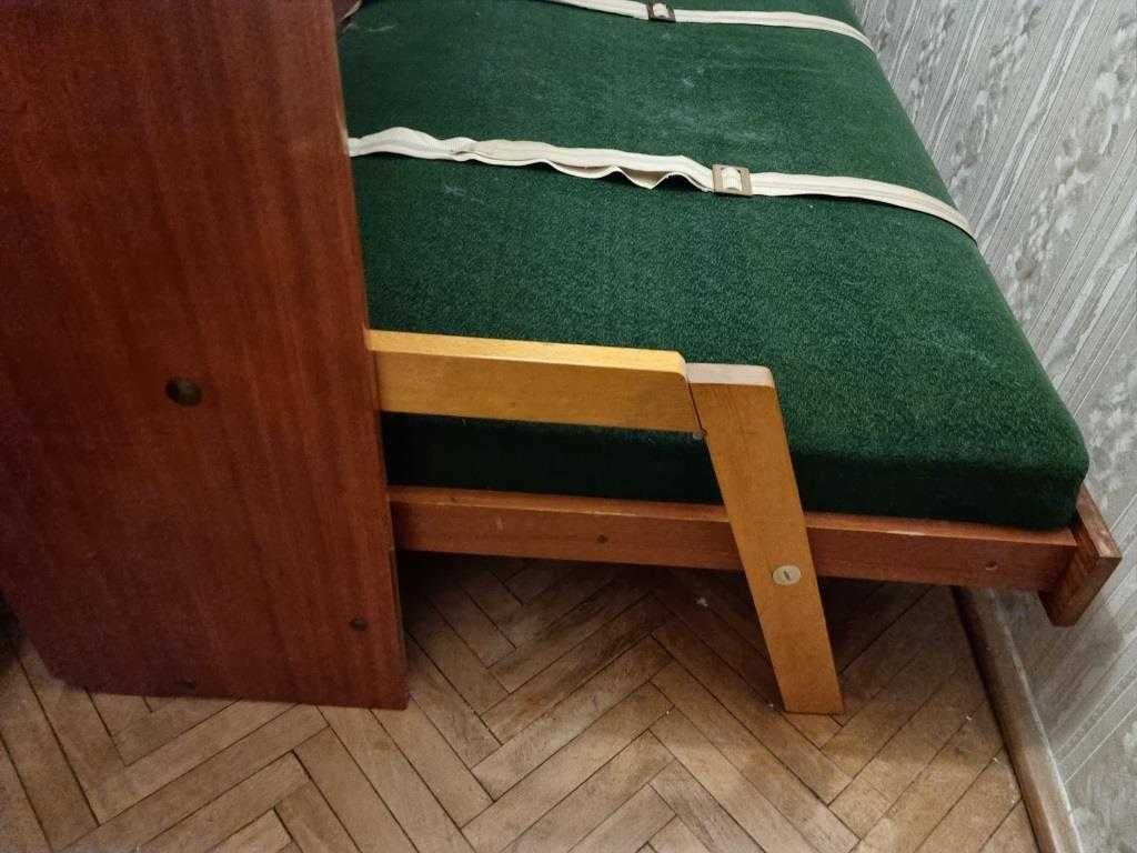Półko tapczan łóżko PRL vintage