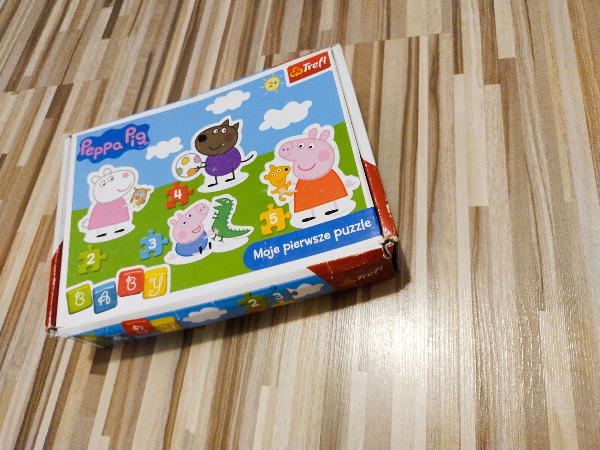 Peppa pig moje pierwsze puzzle. Stan puzzle bardzo dobry