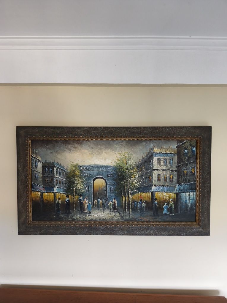 Quadro pintado a óleo