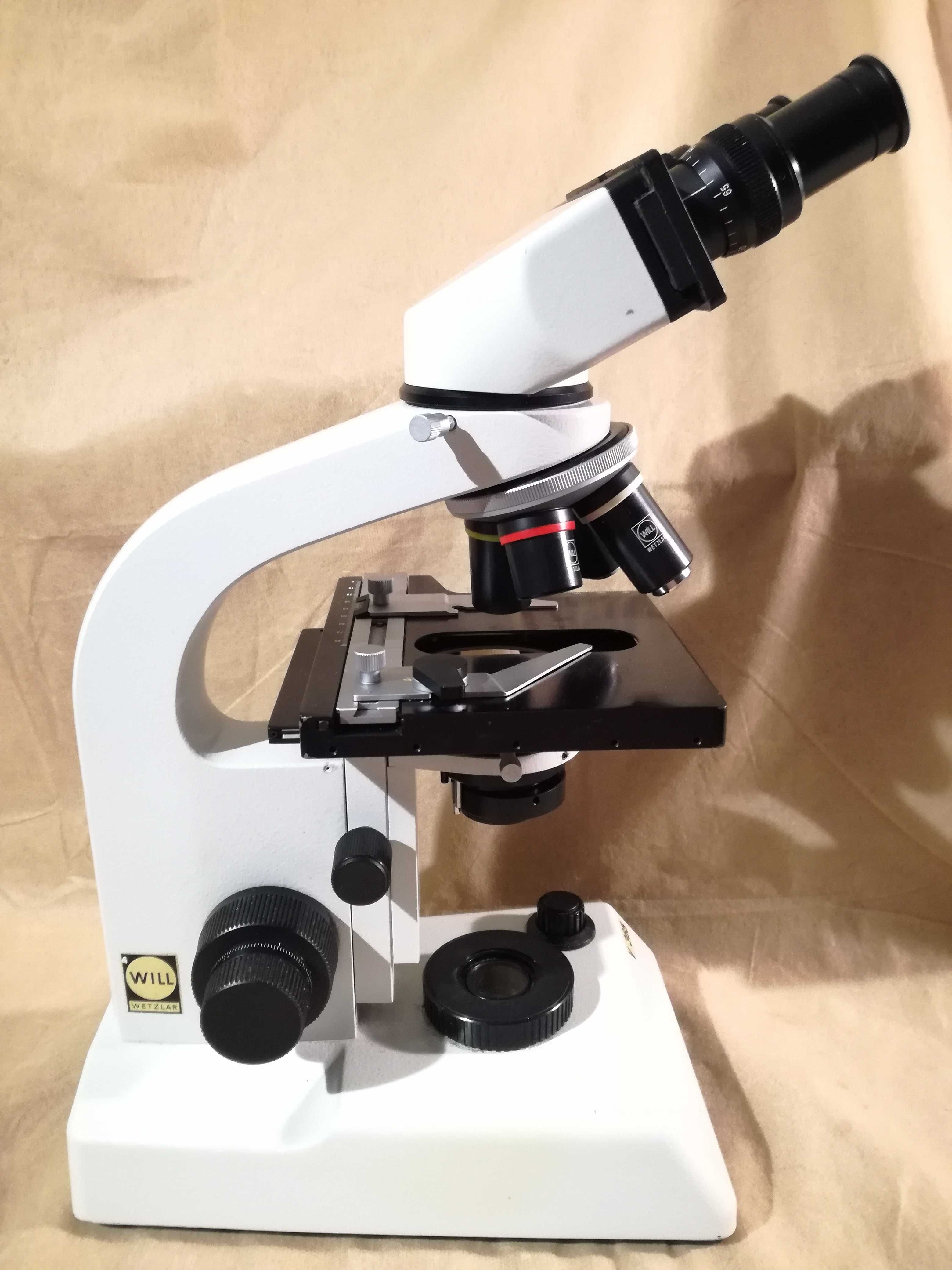 Mikroskop Biologiczny Will Wetzlar V 365 Leica Labor pzo biolar studar