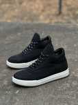 Мужские зимние черевики Casual Nubuck Black White
