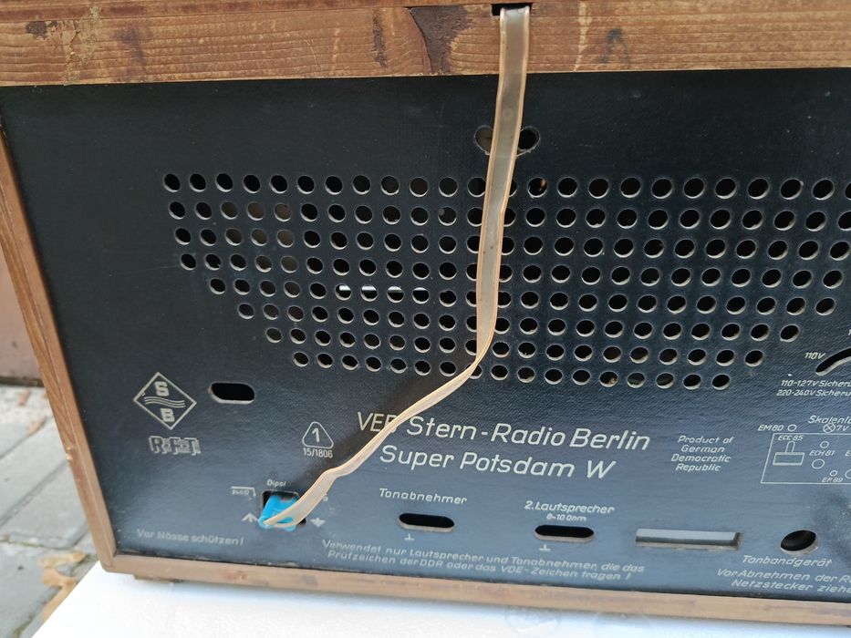 Sprzedam radio lampowe VEB Stern-Radio Berlin