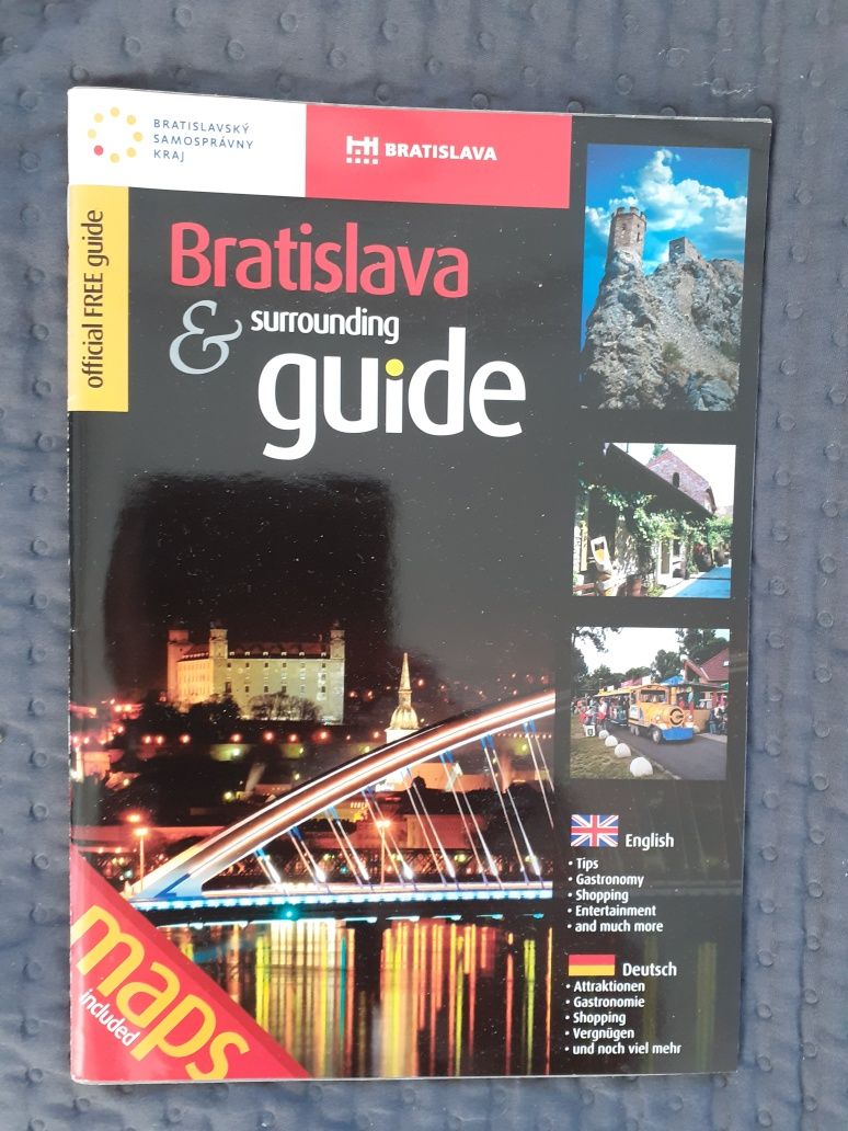 *Bratislava, surrounding guide, map  included