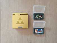 Nintendo Gameboy Advance SP + 2 gry