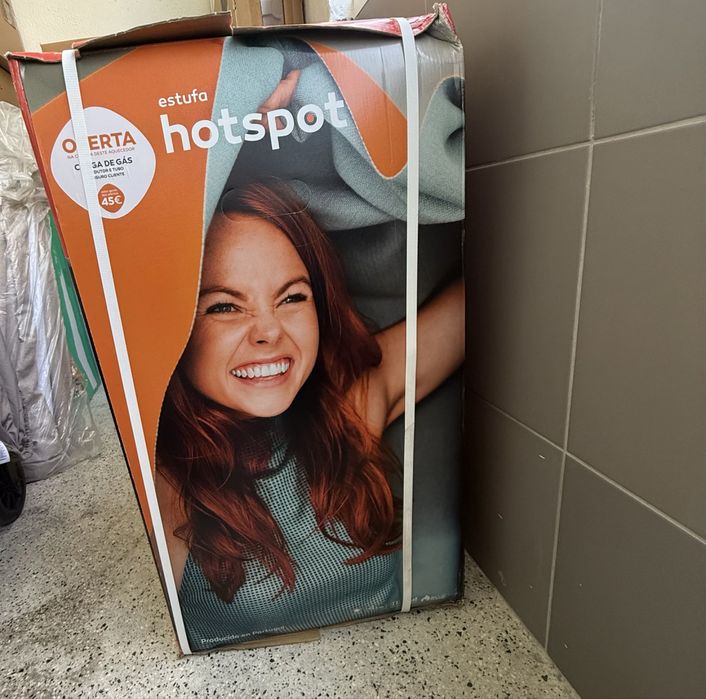 Aquecedor a Gás Hotspot Preto 4000W GALP emb. 1