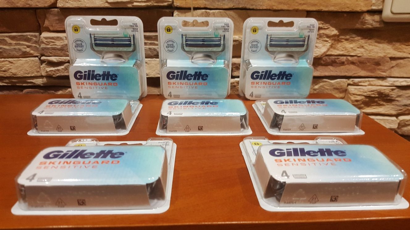 Lâminas Gillette Skinguard 4x unidades