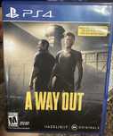 Диск для playstation 4, гра для двох пс4,пс5 a way out