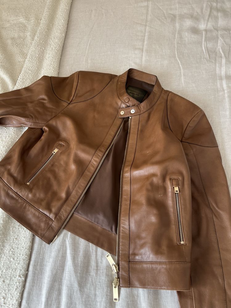 Casaco pele Massimo Dutti