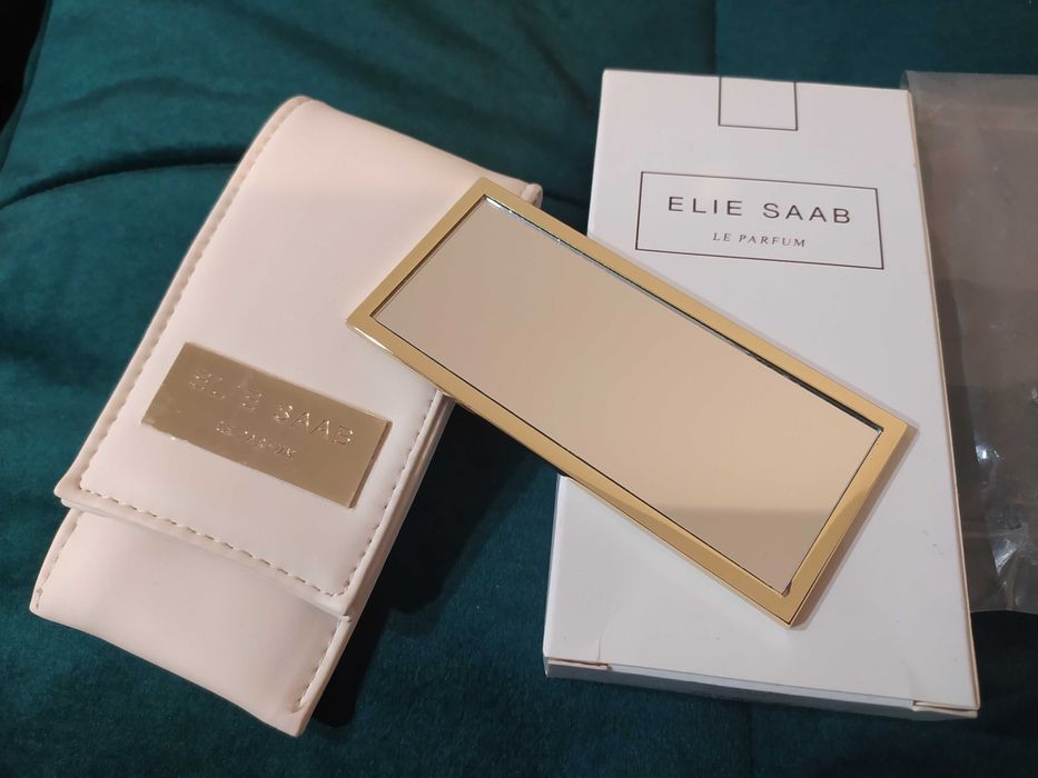 Ekskluzywne lusterko Elie Saab Le Parfum+pokrowiec kompaktowe