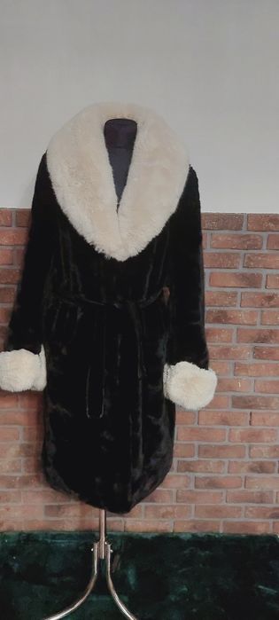 Płaszcz futrzany futro futetko premium eko lis