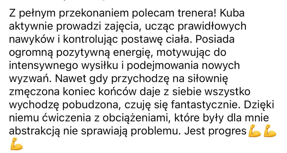 Trener personalny Kalistenika / Trening Siłowy