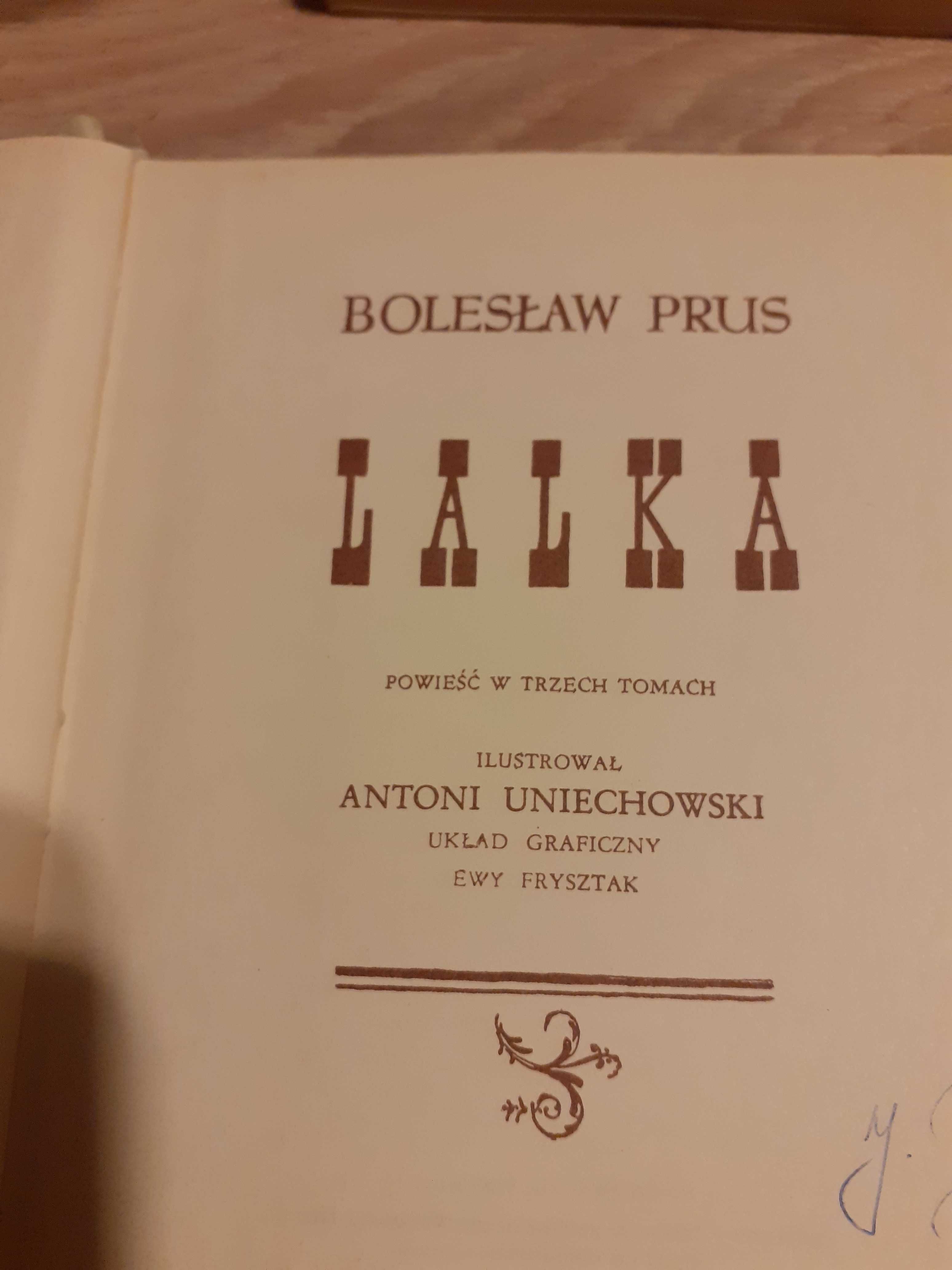 Bolesław Prus- Lalka Ilustrowana