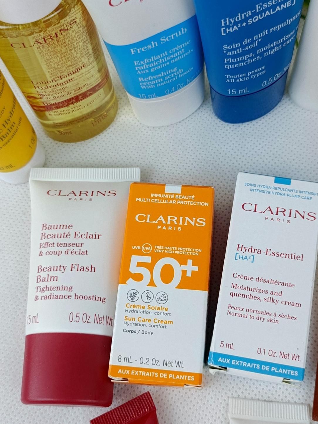 Clarins zestaw kosmetyków okazja nowe double serum