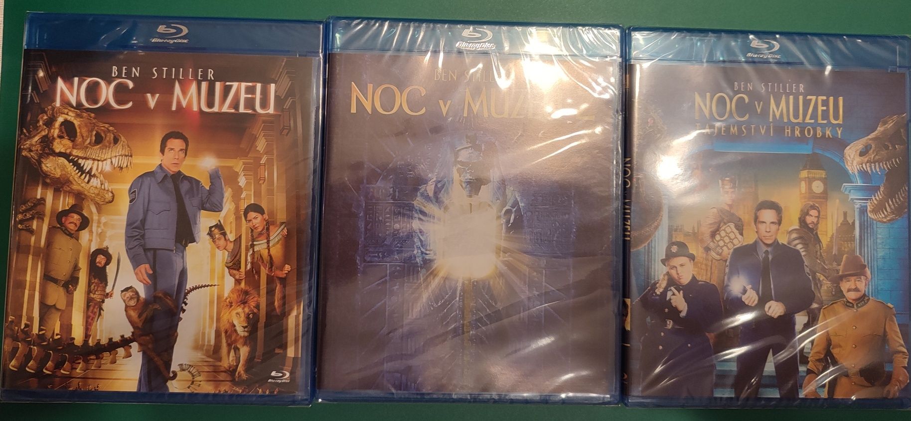 Zestaw filmów blu-ray Noc w muzeum 1-3 ( Ben Stiller) Pl