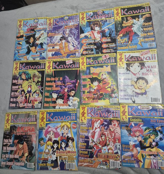 Magazyn Kawaii 31 sztuk, plus plakat, bardzo dobry stan