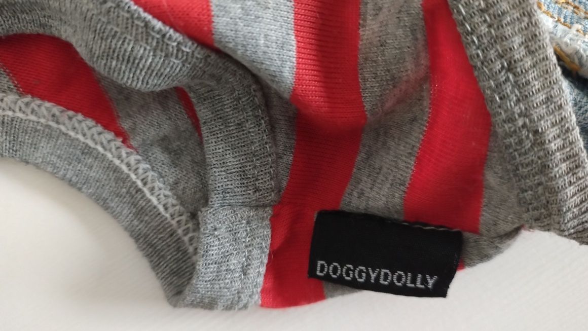 Bawełniana koszulka i dżinsowe spodenki DoggyDolly