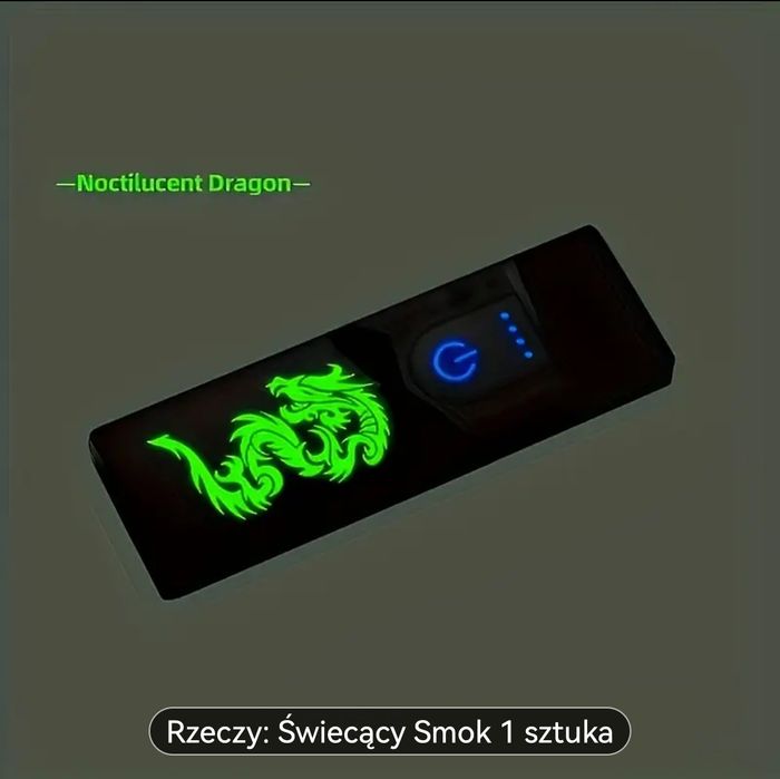 Zapalniczka elektroniczna ładowana na USB +kabel do ładowania, nowa.