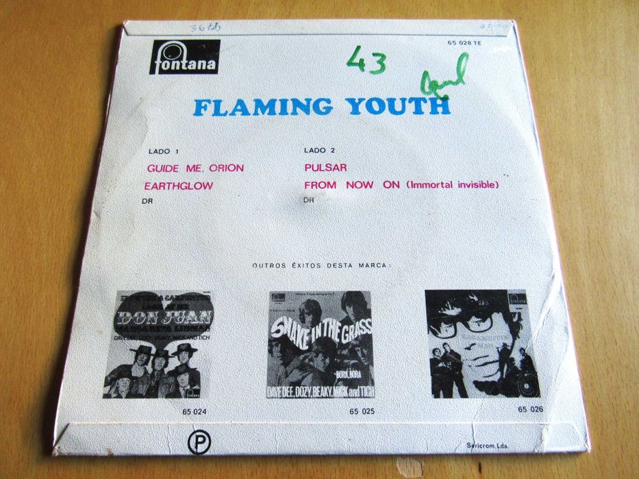Flaming Youth, Phil Collins, EP, Single, Portugal