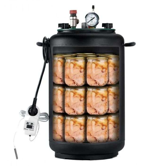 Виробництво! Універсальний фланцевий автоклав на 24 банки+подарунок!