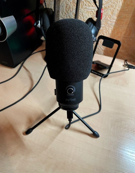 Студійний Мікрофон Fifine T669 usb мікрофон для ігор, відео, подкастів