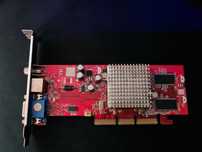 Karta graficzna Radeon 9200 na AGP 64 MB do retro pc