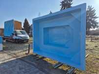 Basen poliestrowy Royal MINI 3,5 x 2,5 x 0,55 - 1,1m wkopania gotowy