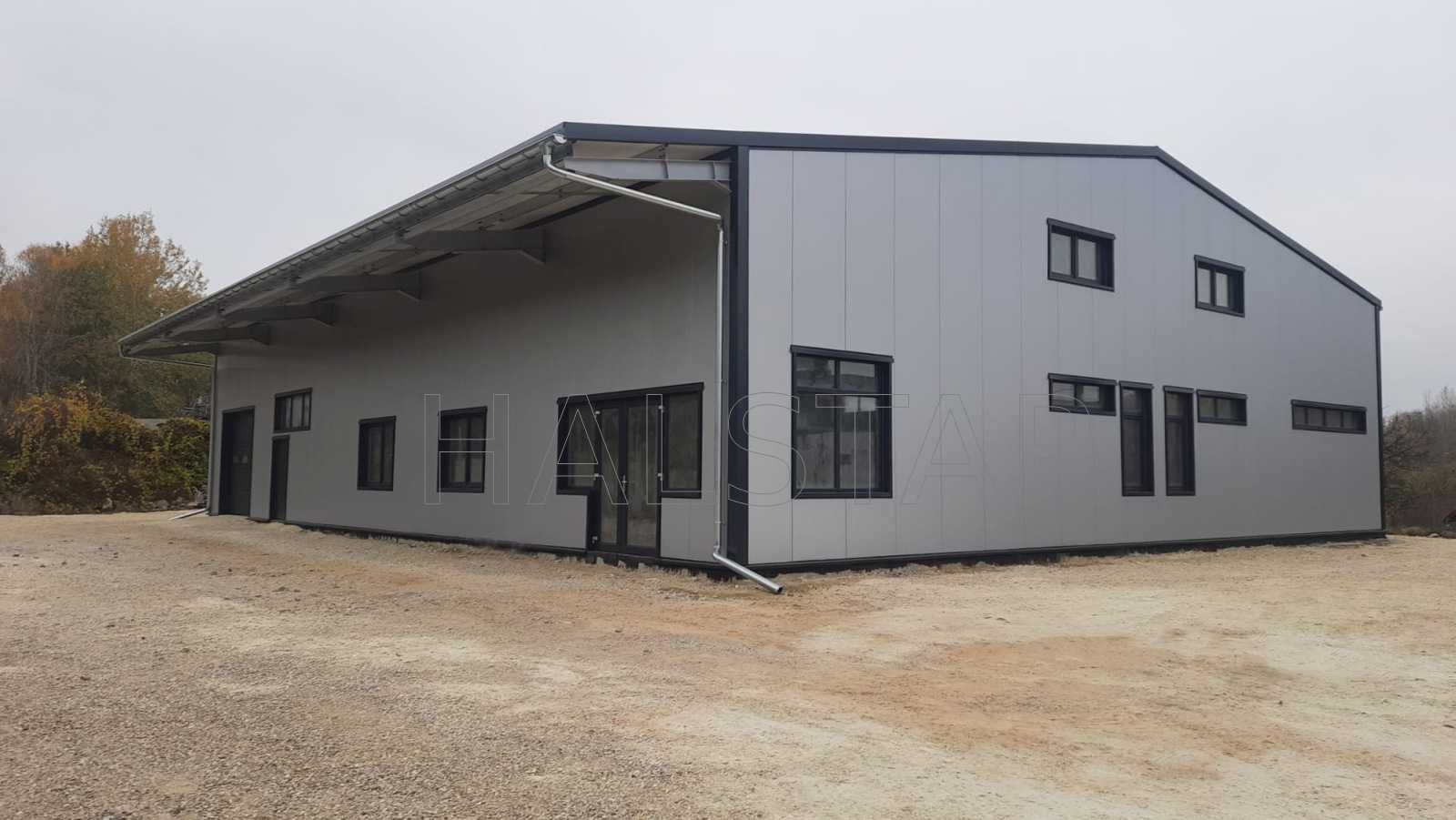 15x20x5m Hala Stalowa, Płyta Warstwowa PIR, Magazyn +Transport HALSTAR