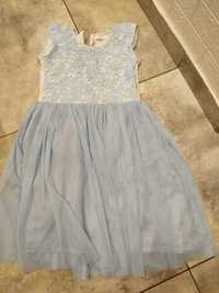 Sukienka niebieska w rozmiarze 146