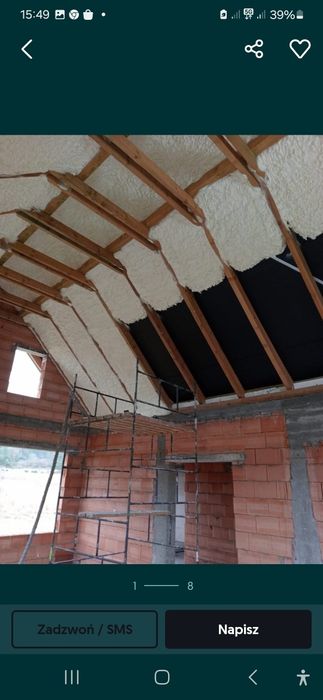 Profesjonalne Ocieplanie Pianą Poliuretanową PUR
2