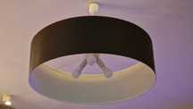 Duza lampa wisząca 80cm loft