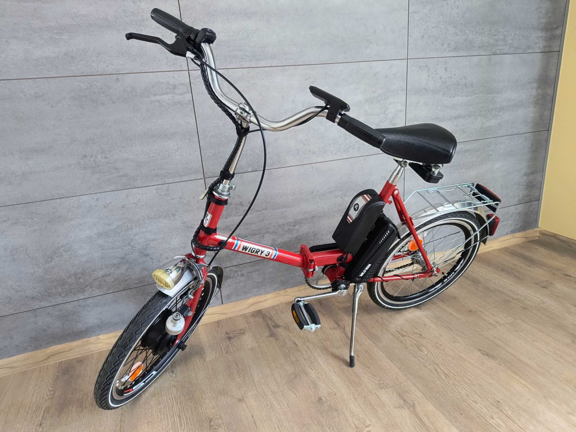 Wigry 3, e-wigry, rower elektryczny, klasyk PRL