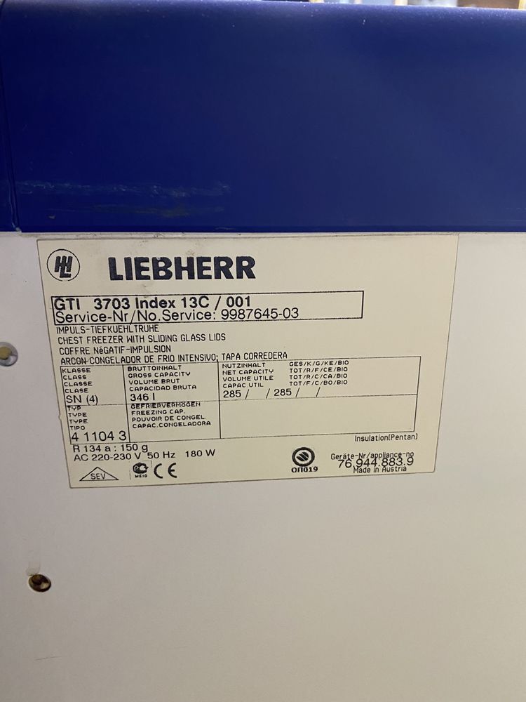 Холодильная камера ларь Liebherr GTI 3703
