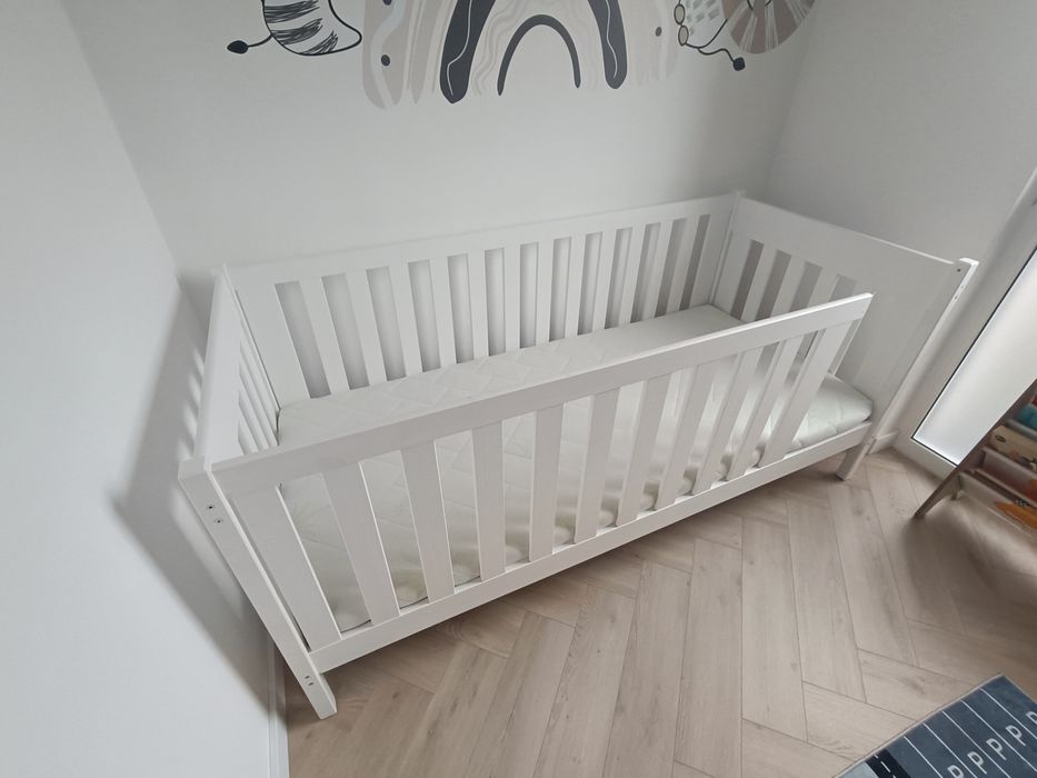 Łóżko piętrowe 80 x 180 lano meble Emilka białe