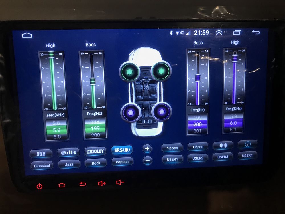 VW Skoda 9 дюймів 8 ядер TDA7850 Android 12 4G модем DSP Carplay WiFi
