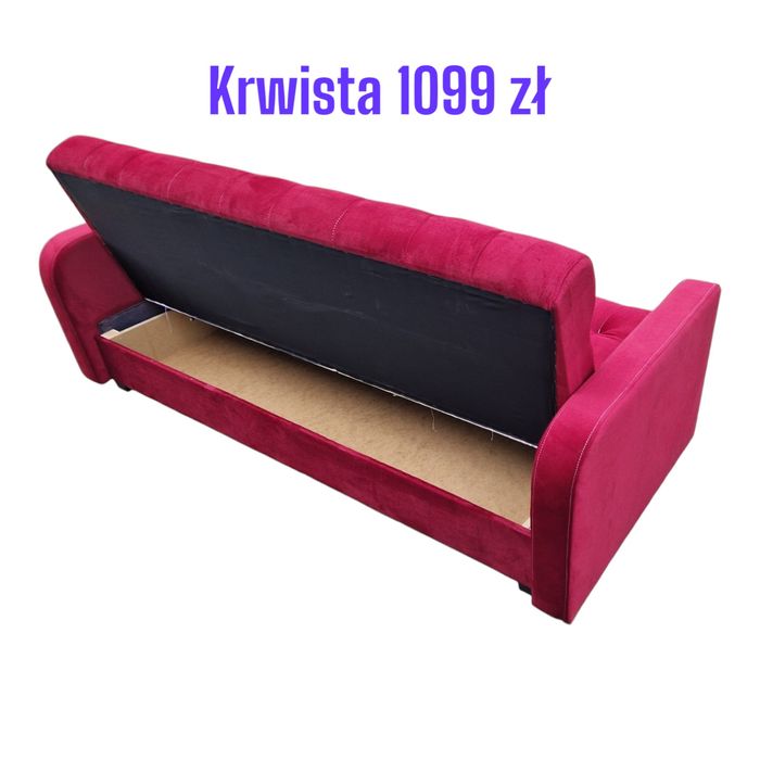 Nowe: wersalka z bokami, POLSKA PRODUKCJA, różne kolory, dostawa