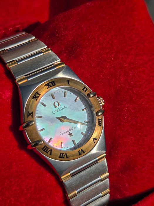Omega Constellation 1362.70 Bicolor 18k z tarczą perłową Full Set