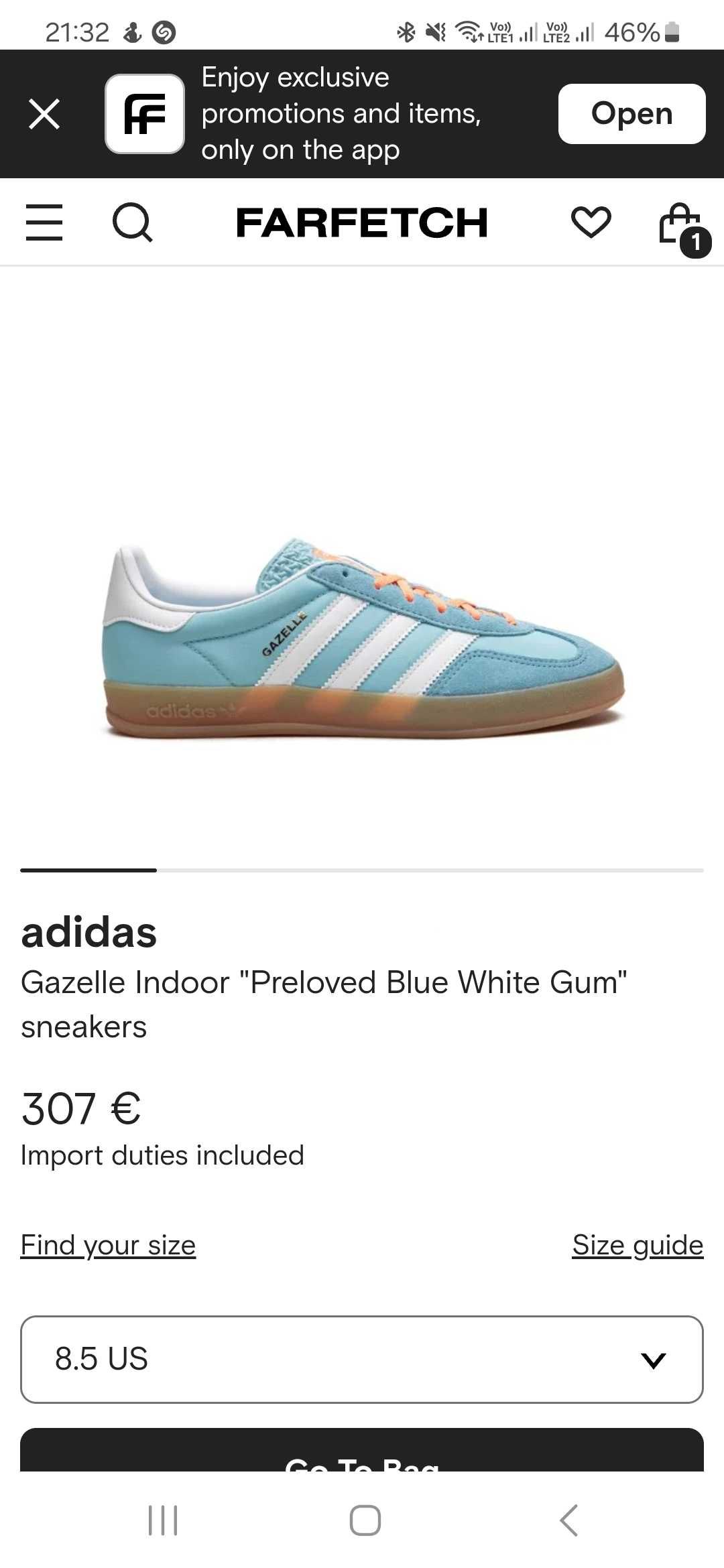 Кроссовки Adidas gazelle indoor