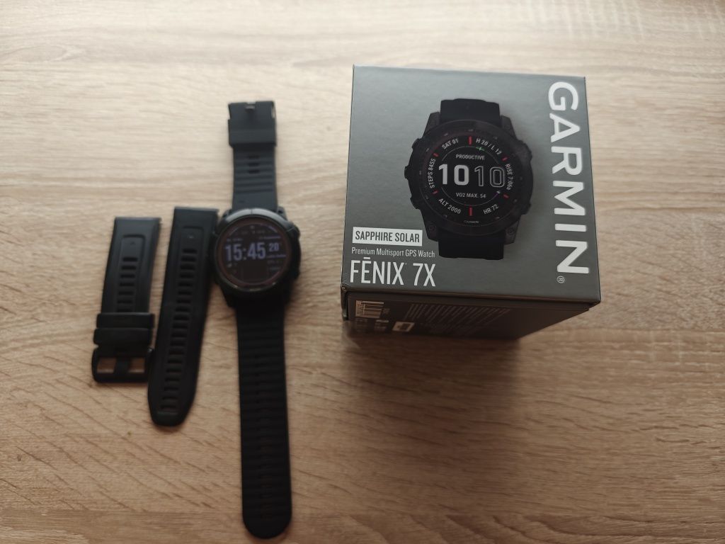Garmin Fenix 7x Sapphire Solar Titanium