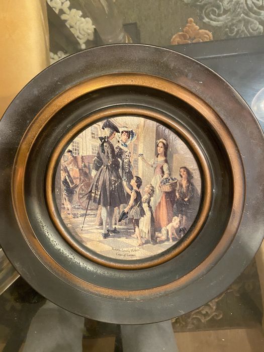 2 pratos antigos ingleses decoracao