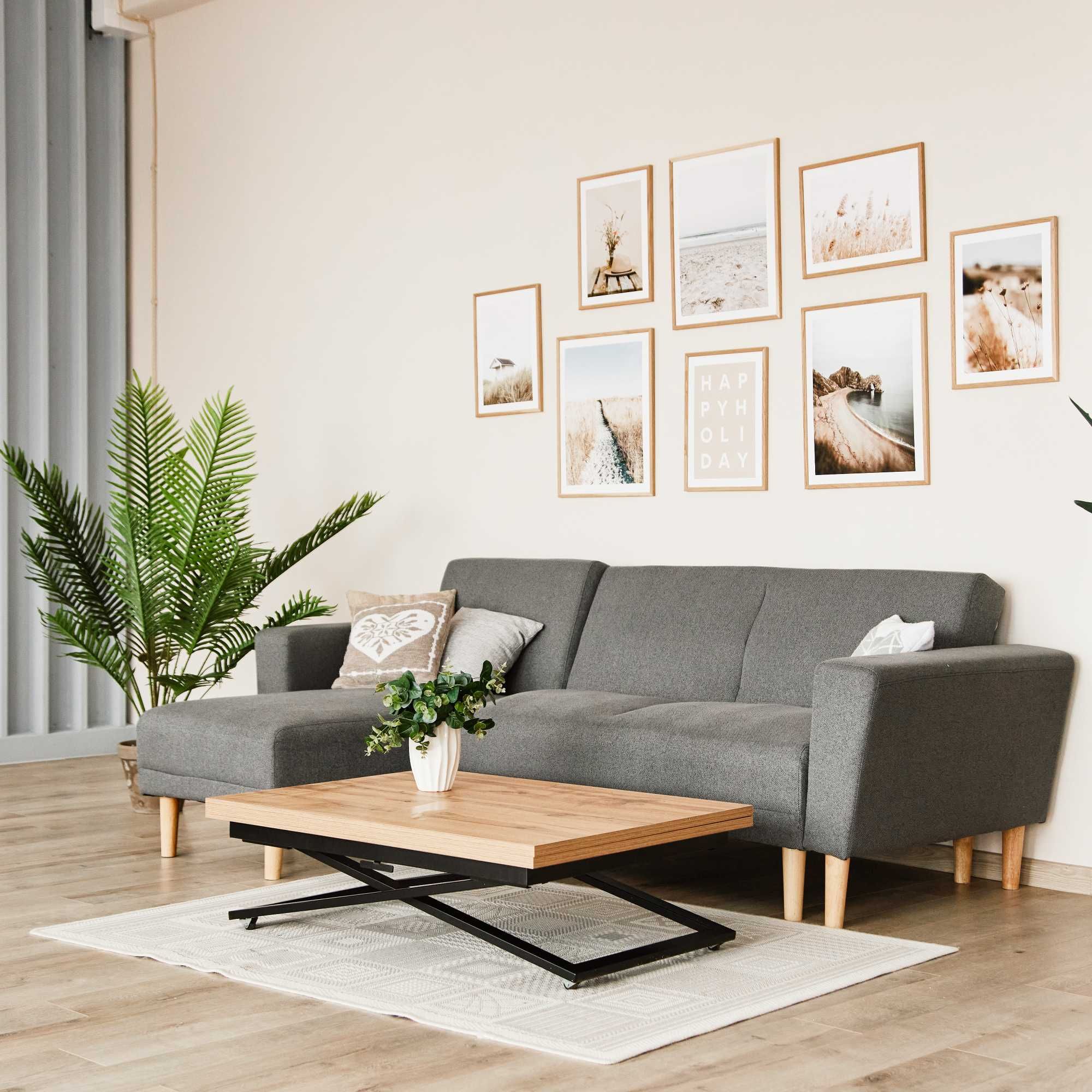 Stolik kawowy nowoczesny Ława rozkładana podnoszona LOFT