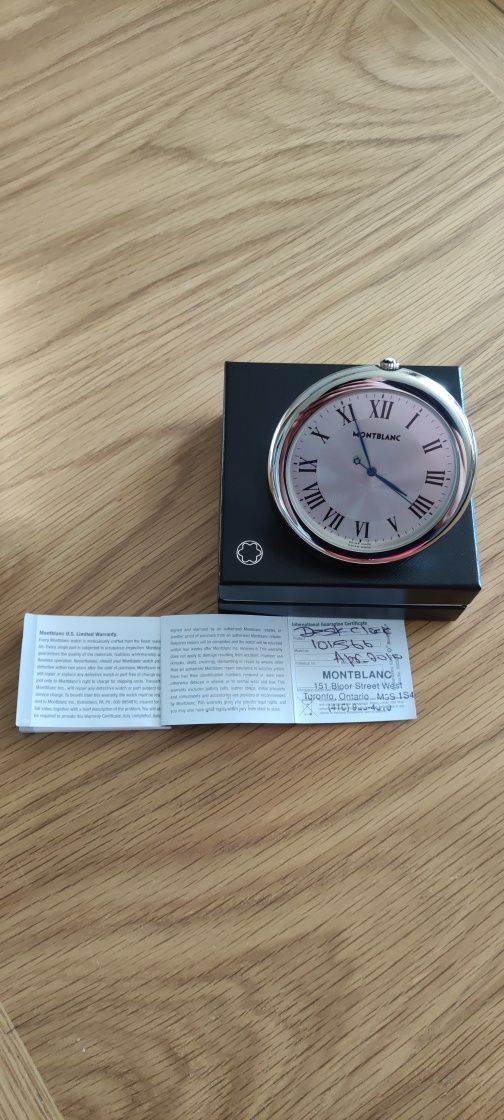 Zegarek na biurko półkę Montblanc