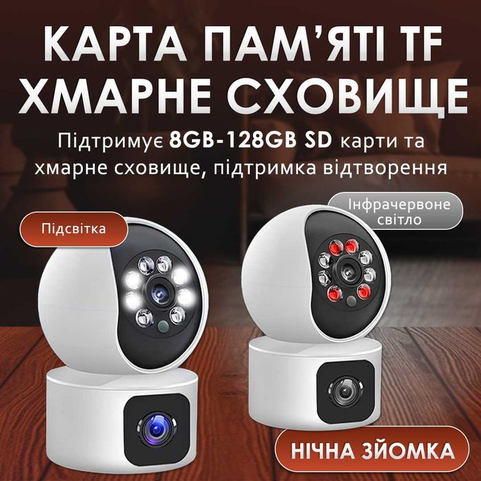 Відеоняня з датчиком руху радіоняня з нічним режимом і мікрофоном