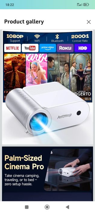 Проектор antmap led projector vf320
