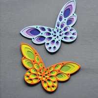 Scrapki motyl 4D scrapka motyle kolorowe ozdobne scrapbooking