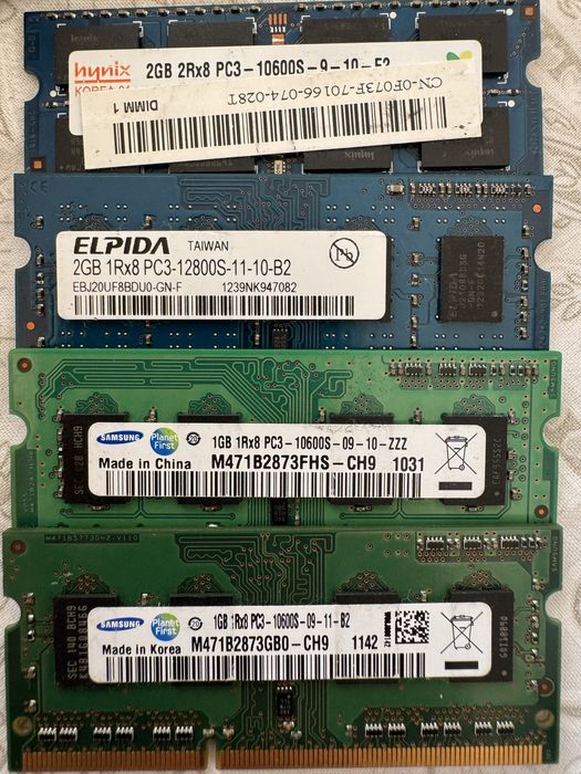 Ram DDR 3 samsung , elpida , hunix