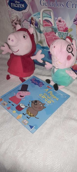 Conjunto Porquinha Peppa e Frozen  Brinquedos novos