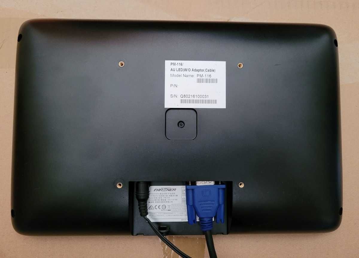 Monitor VGA Partner PM-116 11.6" VGA